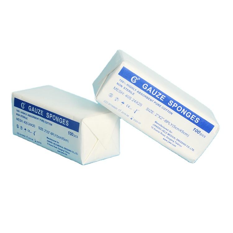 Absorbent Bleached Gauze Sheet for Medical Dressing