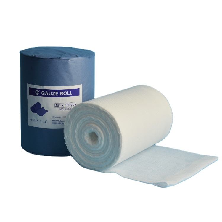 100%cotton Medical Jumbo Gauze Roll Sizes Manufacturer