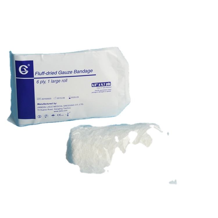High Absorbent Cotton Crinkle Gauze Roll Bandage