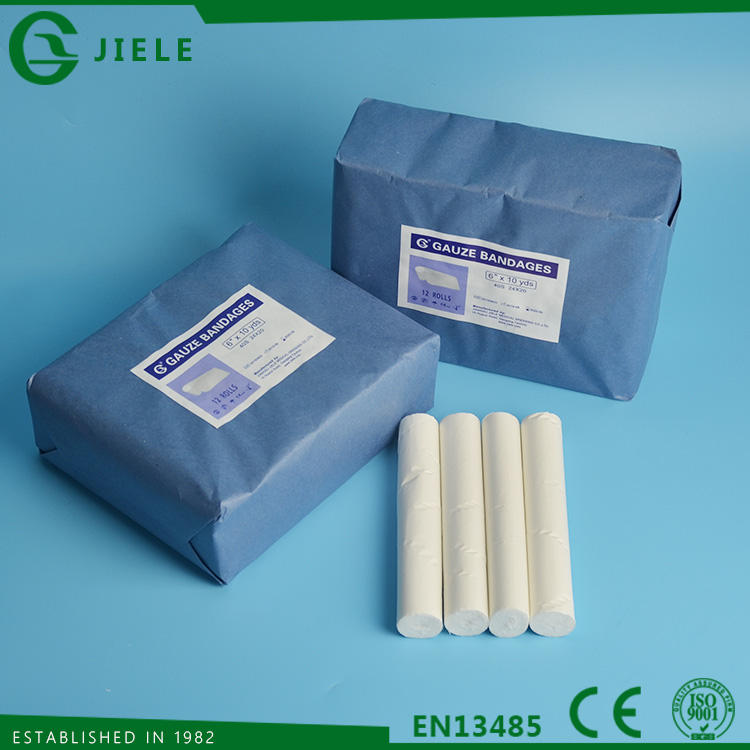White Medical gauze bandage with CE&ISO